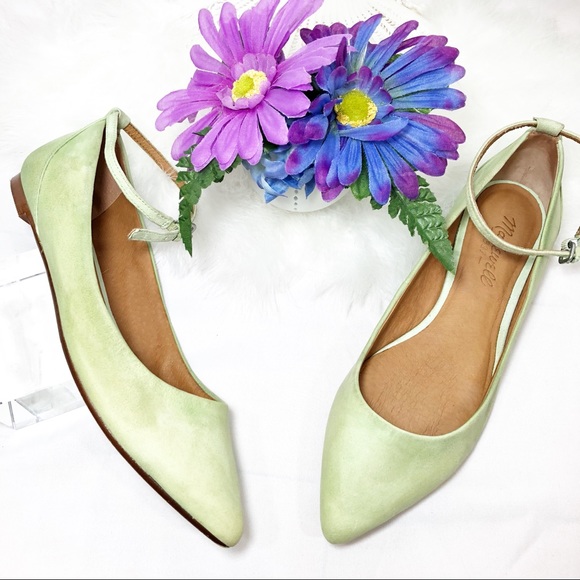 Madewell Shoes - 🔴🔴 Madewell The City Skimmer Flats in green 6.5